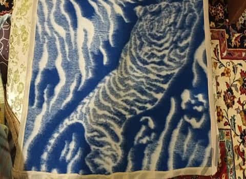 تصویر 3 از پتو ببری قدیمی با شرایط فوق العاده